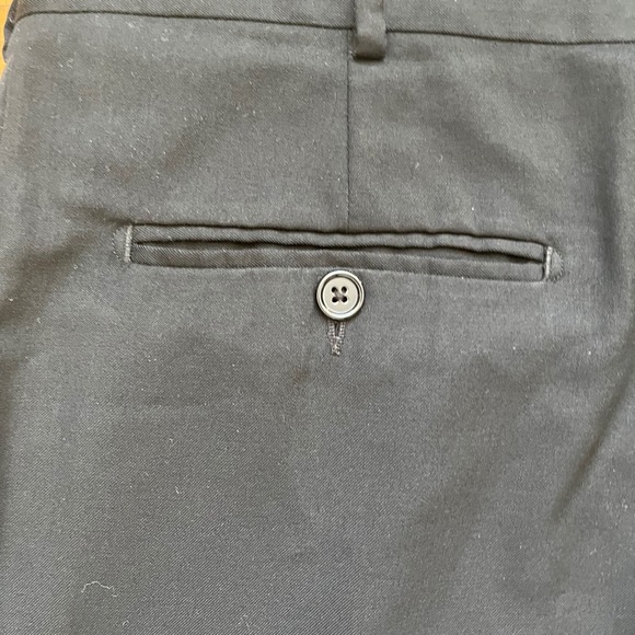 Kirkland Signature Mens 42x32 Black 100% Wool Pleated Dress Pants Made in Italy - Picture 8 of 9
